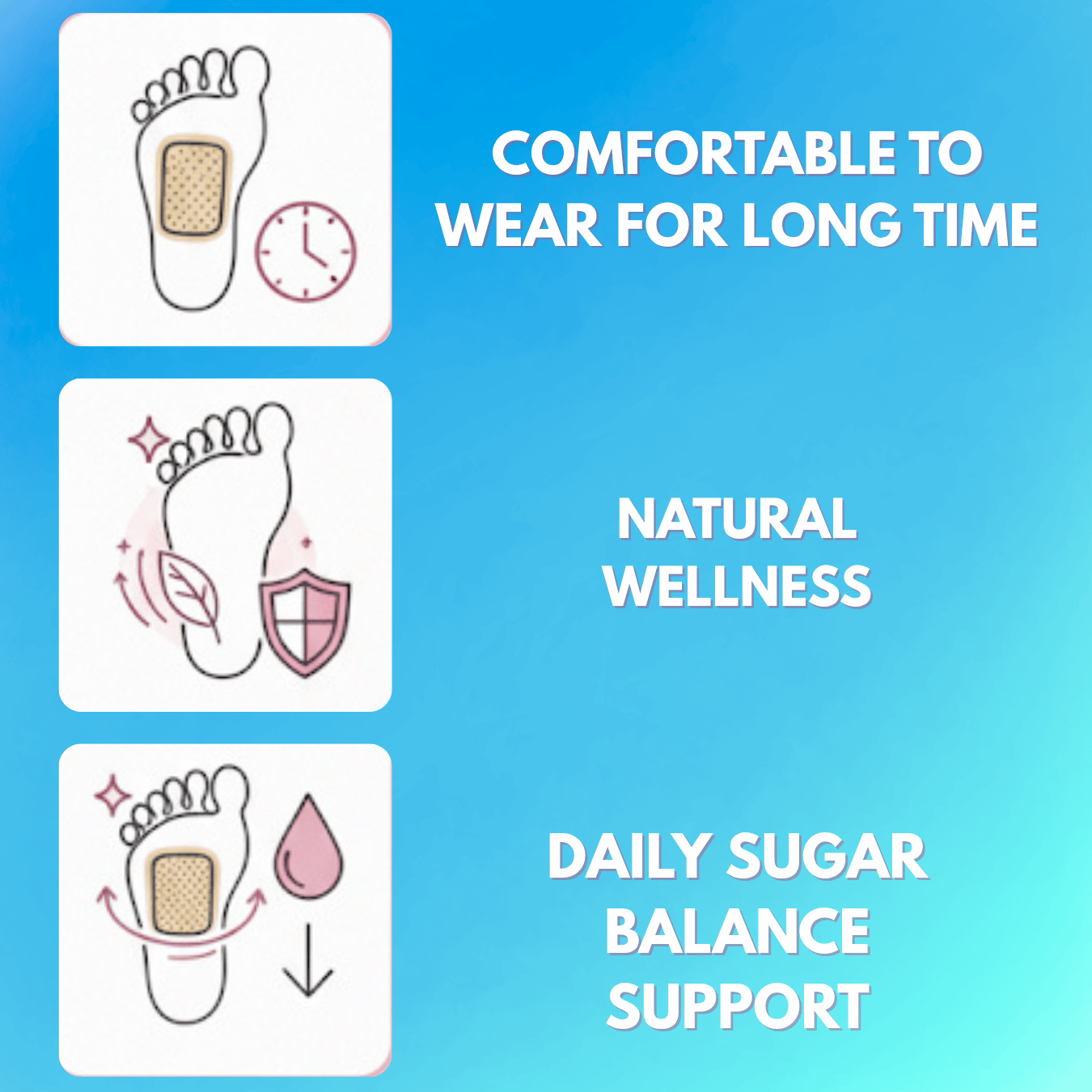 SugarEase - Sugar Control Foot Patches (Prime Shoppe)