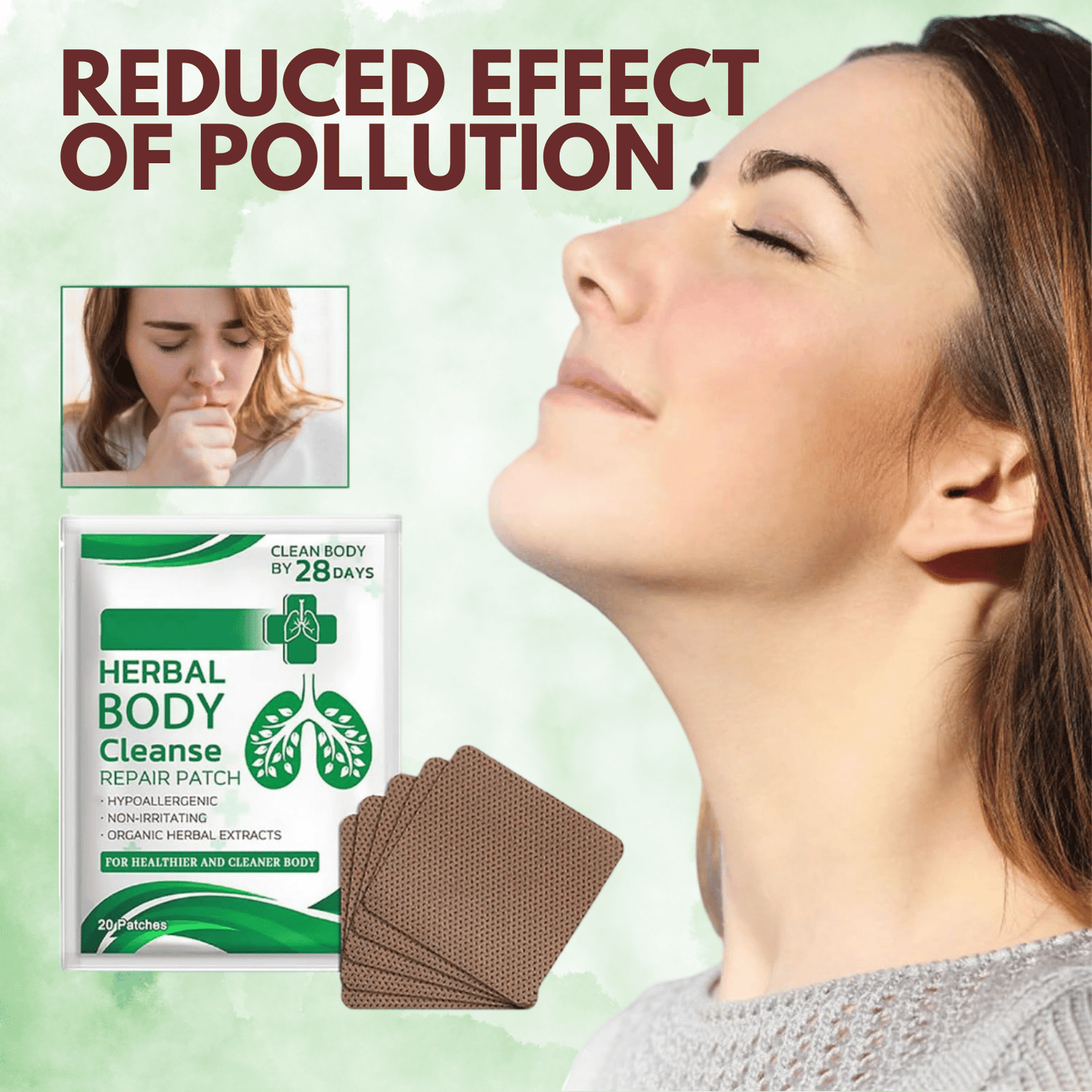SmokeShield™️ - Herbal Detox Patches for Breathing Relief & Lung Protection